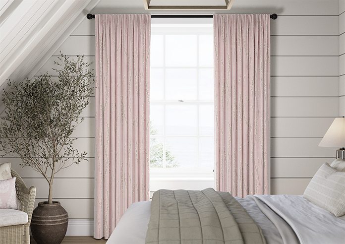 Willow Field, Precious Pink - Made to Measure Curtains - Image 3